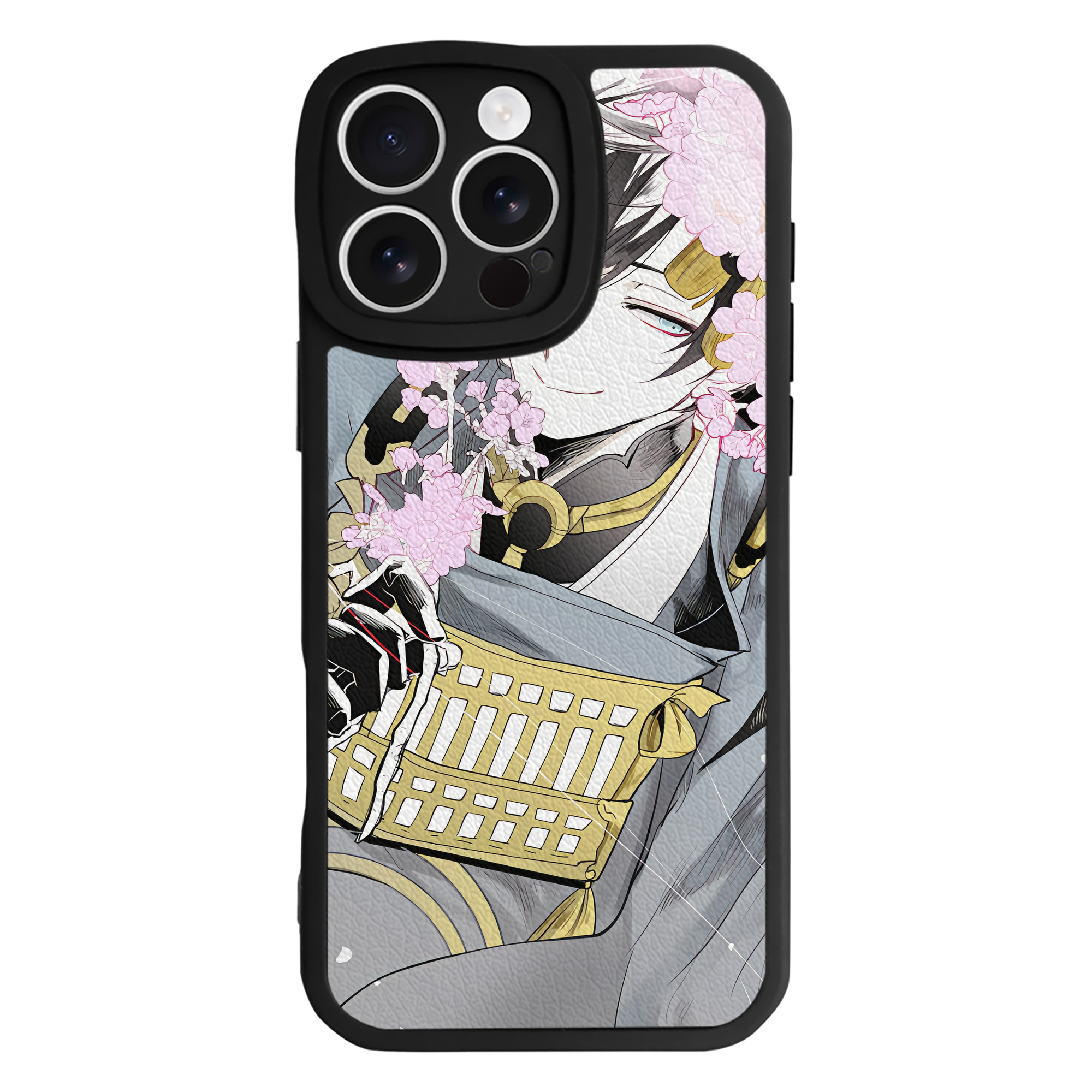 （画像用） 刀剣乱舞 Touken Ranbu 【iPhone 16シリーズ対応】シリコンスマホケース（レザー調） 材質：シリコン